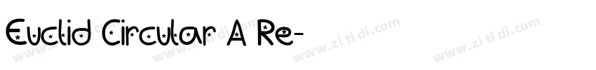 Euclid Circular A Re字体转换